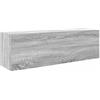 vidaXL Mobile da Bagno Grigio Sonoma 100x25x30 cm in Truciolato, Armadio a Muro da Bagno, Armadio da Bagno a Muro, Armadio da Bagno a Parete