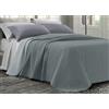 BIANCHERIAWEB Quilt Trapuntino Estivo 100gr/mq Bicolor Double Face Tinta Unita Modello Cloe Matrimoniale Grigio