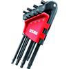 USAG Serie 8 chiavi maschio testa sferica Torx Usag 280 LTSTX