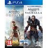 Ubisoft Assassin's Creed Odyssey + Assassin's Creed Valhalla - PS4 Game - Compilation