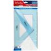 FARA COPPIA SQUADRE GRAFOTEC 45° E 60° 35 CM FARA STX35C