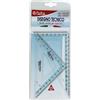 FARA COPPIA SQUADRE 45° E 60° 16 CM FARA DT16C