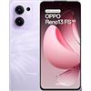 OPPO Reno Reno13 FS 5G AI Smartphone, Tripla fotocamera 50+8+2MP, Selfie 32MP, Display 6.67" 120HZ AMOLED FHD+, 5800mAh, RAM 12GB(Esp4GB/8GB/12GB)+ROM 512GB, [Versione Italia], Plume Purple