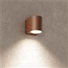Applique da Esterno Monodirezione IP65 GU10 - Corten (Mattone - Ruggine)