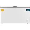 Cecotec Congelatore a pozzetto Bianco 400 Litri Bolero CoolMarket Chest 400 White E. 83,5 cm x 136,5 cm, Efficienza, Versatilità convertibile a Frigo, Compressore Inverter Plus, 2 ceste, Fast Freezing
