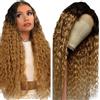 AiPliantfis Glueless Human Hair Wig Blonde Wear and Go Glueless Wig 4x4 Lace Front Parrucca Donna Capelli Veri Umani 1b27 Blonde Unprocessed Virgin Hair for Woman 16 Inch