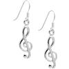Silverly Orecchini Pendenti con Chiave di Violino | Orecchini Pendenti in Argento 925 con Note Musicali | Orecchini in Argento Sterling | Gioielli per gli Amanti della Musica