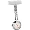 ANDRESLAD orologio da tasca spilla orologio da infermiera orologio sospeso orologi da tasca per uomo orologio da uomo orologio d'attaccatura medico orologio da taschino da infermiera Silver