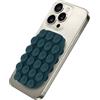 Celly, Ventosa Rettangolare Per Telefono Con 22 Ventose in Silicone, Supporto Portacellulare Versatile, Colore Blu, 9 x 6 cm