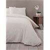 Rapport Home Set di biancheria da letto matrimoniale king size, in morbido pile, colore: panna