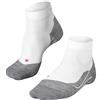 Falke Ru4 Endurance Short W Sso Cotone Filo Funzionale Antivesciche, Calzini da corsa Donna, Bianco White 2008, 39-40