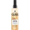 Gliss Balsamo Express Repair Total Repair (200 ml), balsamo per capelli garantisce pettinabilità immediata e protezione contro la rottura dei capelli, balsamo per la cura con protezione dal calore