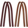 PH PandaHall 2 Paio Manici per Borsa in Pelle Maniglie per Borse Fai da Te, 62cm Cinghie per Borse da Donna Cinghie di Ricambio per Borsetta Borsa Tote Bag, Cachi Scuro/Marrone