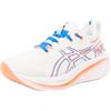 Asics Gel-Nimbus 26, Sneaker Donna, Bianco Sunrise Rosso, 45 EU