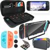 Eovola Set di custodia da trasporto e custodia agganciabile per Nintendo Switch 2 (2025), kit di accessori per controller di protezione dello schermo