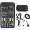 PUSOKEI Cambia Voce, Bluetooth 5.0 Microfono Palmare Cambia Voce con Effetti Sonori Multifunzione Macchina con 8 Suoni Diversi per Telefono/Interruttore/Computer/Laptop(Versione inglese)