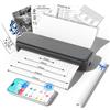 GuKKK Stampante Termica Portatile A4, Stampante Termica Piccola con Bluetooth, Stampante Mobile Wireless Supporta Carta Termica A4 210 x 297 mm, Compatibile Android iOS, per Ufficio Studio Viaggio
