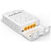 YuanLey Outdoor Gigabit PoE Extender 1 in 3 Out, 802.3af/at Ripetitore PoE IP66 Impermeabile, Vlan, Estensione di Ulteriori 100m di Alimentazione e Trasmissione Dati, Montaggio a Parete Plug and Play