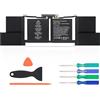 KXRSII A1953 Batteria per MacBook Pro 15 (Mid 2018 2019) Touch Bar A1990 EMC 3215 EMC 3359 BTO/CTO MR962LL/A MR972LL/A MR932LL/A MR942LL/A MV922LL/A MV902LL/A MV912LL/A MV942LL/A MV952LL/A