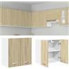FUDUGEHMIOFWFJJ armadio sospeso,pensili,pensile legno,pensile cucina scolapiatti,Mobile Pensile Rovere Sonoma 60x31x60 cm Legno MultistratoPer l'uso in cucina