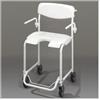 Invacare Sedia a rotelle per bagno | Doccia con braccioli | Poggiapiedi pieghevole | Invacare