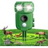 WARDBES Repellente per Gatti, Dissuasori per Piccioni, 2025 Nuovo Ultrasuoni Solare Repellente Gatti Repeller per Piccioni,Uccelli,Cani,Topi,Volpi, Ultrasound per Animali