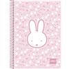 safta MIFFY FLORES - Quaderno, Quaderno a quadretti da 80 fogli, Copertina rigida, 1 disegno, Ideale per bambini di diverse età, Comodo e versatile, Qualità e resistenza, 15,5x22 cm