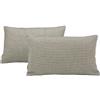 Alexandra House Living Federa per cuscino blu, 30 x 50 cm, 2 pezzi