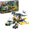 LEGO Jurassic World Missione Dinosauro: Camion di Trasporto dell'Allosauro, Gioc
