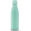 THE STEEL BOTTLE - Bottiglia Termica in Acciaio Inox, Isolamento sottovuoto a Doppia Parete, capacità 500 ml, Chiusura Ermetica, Borraccia Portatile (Pastel Aquamarine)