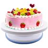 Dafencar Piatto Girevole per Decorazione Torte, 28 x 7cm, Base Rotante a 360 Gradi per Cuocere Dolci, Fondente, Pasticcini