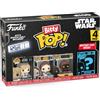 Funko Bitty Pop! Star Wars - Luke Skywalker™, Obi-Wan Kenobi™, Jawa™ E una Mini Figura Misteriosa a Sorpresa - 0.9 Inch (2.2 Cm) da Collezione - Ripiano Espositivo Impilabile Incluso
