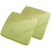 uyeoco Cuscini Quadrato per Sedie Cucina con Lacci set da 4/2/1, 40x40/45x45/50x50/25x35/35x38cm Cuscini di Seduta Antiscivolo per Sedie da Pranzo,Esterno, Giardino,Ufficio, Soggiorno(Color 2,2pcs 35x38cm)