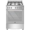 La Germania PRONTA CONSEGNA - SPEDIZIONE IMMEDIATA La Germania SE664EX24 Cucina Libera installazione 60 x 60 cm 4 Fuochi Gas Forno Elettrico Finitura Inox Griglie Smaltate