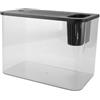 HEEPDD Acquario Betta in Plastica, Kit Iniziale per Acquario, Piccolo, con Filtro a Cascata Silenzioso, Autopulente per Gamberetti, Pesci Rossi, Desktop, Ufficio, Casa, Arredamento