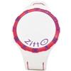 Zitto Watch Active Orologio in silicone quadrante led - Waterproof (Pearl White, Grande(44 mm diam. cassa))