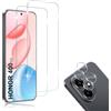 HidWee Pellicola Protettiva per Honor 400 5G, 2+2 Vetro Temperato Schermo e Fotocamera 9H, Protettore Anti-Bolle Pellicola HD Bordo Arrotondato 2.5D Compatibile con Cover