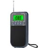 SPORTARC Radio tascabile portatile, piccola radio, FM/AM/SW a onde corte, leggera, a batteria, per famiglie e anziani (grigio)