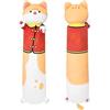 Terbaik Giocattolo lungo di peluche per bambini (arancione, 50 cm)