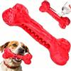 Hundespielzeug Giochi Cane Masticativi Naturali Osso per Cani Gioco Cane Indistruttibile Giocattoli duri Giochi interattivi per per Cani Piccoli e Grandi (Rosso)