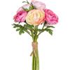 BigBuy Home Bouquet Verde Rosa Rosa 20 x 20 x 35 cm