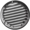 EUROPLAST Ø 125mm Griglia di Ventilazione con Zanzariera - Griglie D'Aerazione in Metallo - Acciaio Inossidabile