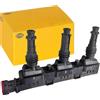 HELLA 5DA 358 000-351 Bobina d'accensione, 12V, 5a... poli, Bobina d'accensione blocco, avvitato