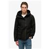 Superdry per uomo. [M5012104A] Giacca a vento Ultimate Black, Nero, Casual, Polister riciclato, Sostenibile