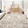 PONY DANCE Tappeti Soggiorno a Pelo Corto Salotto 200x300 cm Grande Antiscivolo Decorazione Tappeto Camera da Letto Morbido Vintage Lavabile in Lavatrice, Taupe