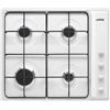 Smeg S64SB piano cottura Bianco Da incasso 60 cm Gas 4 Fornello(i)