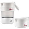 Girmi BL03 Bollitore Pieghevole da viaggio, Caraffa in Silicone, Capacità 0,6 Litri, 600 W, Salvaspazio, BPA Free, Spegnimento automatico, Cavo removibile, Bianco
