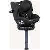 Joie Seggiolino Auto 0-18 Kg Isofix / 6M - 4 Anni / 40-105 cm / Gruppo 0+ - 1 Gamba di supporto Reclinabile Poggiatesta regolabile Girevole 360° colore Coal i-Spin 360 E I-Size