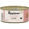 APPLAWS Cat Filetto di tonno con salmone in brodo 70g
