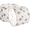 VEVOR Paralume a Tamburo 330 x 330 x 250 mm, Paralume di Ricambio per Lampade da Tavolo, Lampada da Terra Lampadina a Sospensione, Copri Lampadine 2 Pezzi, Pattern Dente di Leone Chiaro